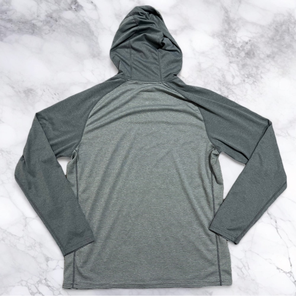 Men’s large Nike dri fit hoodie lightweight gray like new - Picture 2 of 4